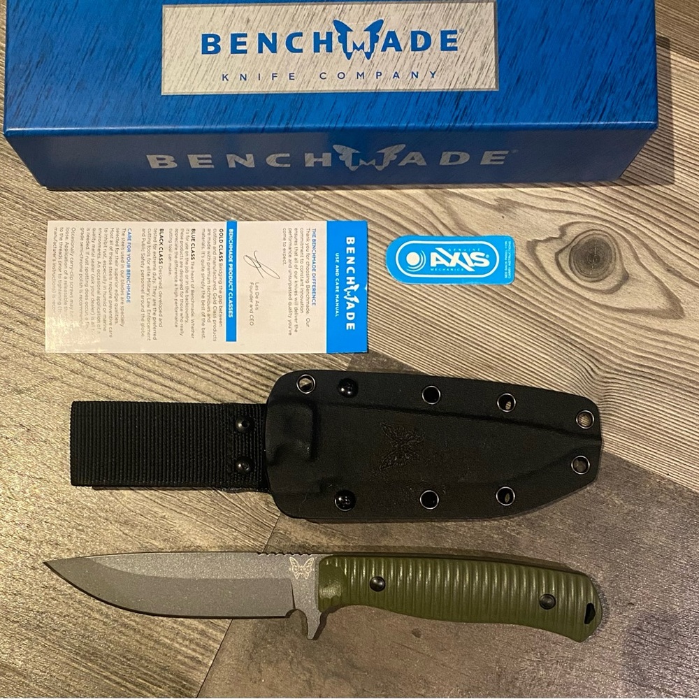 Anonimus survival Knife fixed blade Cruwear G1O handle